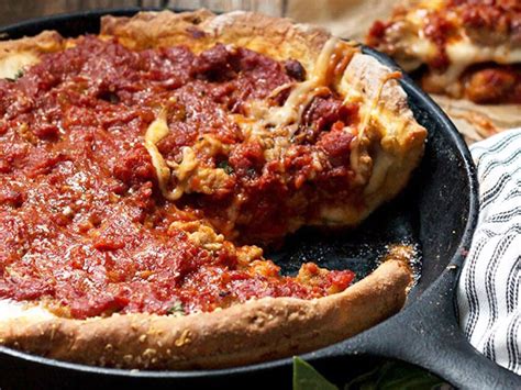 Chicago Style Deep Dish Pizza Seasons And Suppers