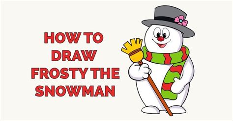 how to draw frosty the snowman really easy drawing tutorial in 2021 drawing tutorial easy