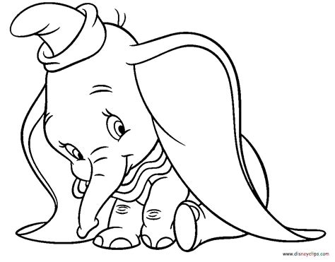 Dumbo Coloring Pages