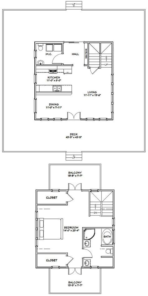 24x24 House 24x24h3g 1064 Sq Ft Excellent Floor Plans 1