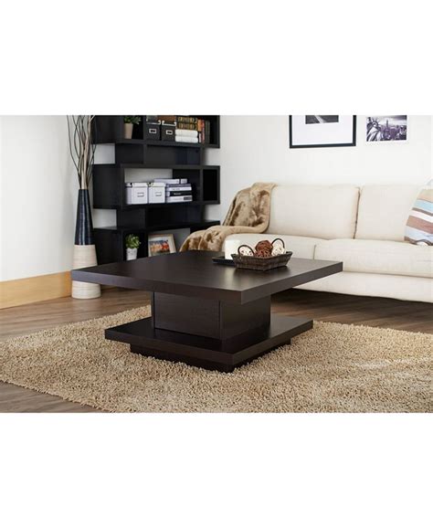 Furniture Of America Carenza Square Coffee Table And Reviews Home Macys