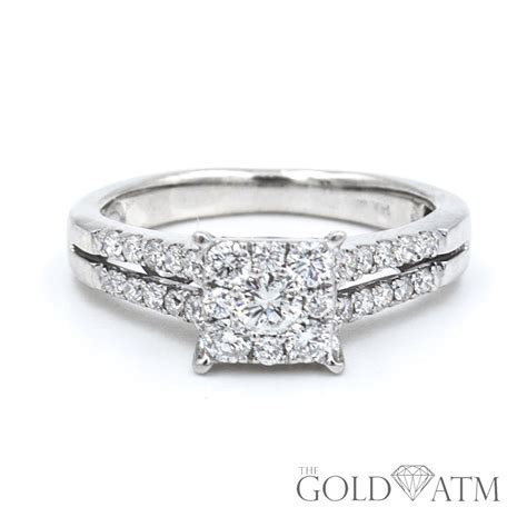 America's zales engagement rings diamond store pleases beautiful women since 1924. 14K White Gold Diamond Engagement Ring from Zales - The ...