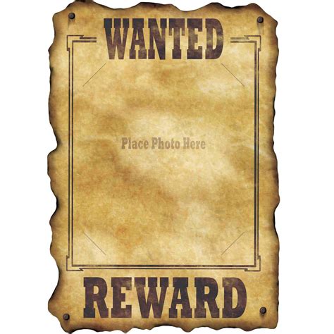 Western Criminal Wanted Sign
