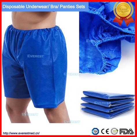 pp non woven disposable shorts for man china shorts and disposable shorts