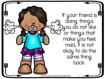 Being friends means making allowances for the other person's faults, being tolerant to each other moods. Friendship When My Friend is Being Mean | TpT
