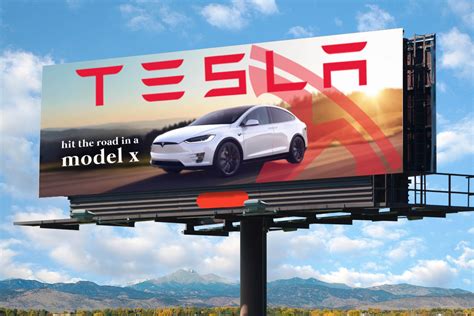 Tesla Billboard Ad