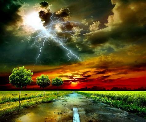 Highway To Heaven Scenery Nature Landscape