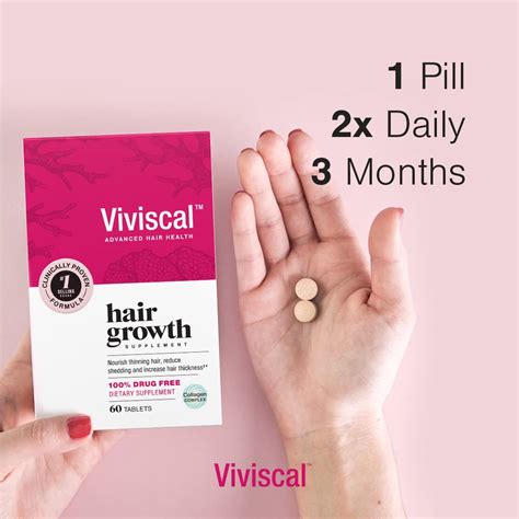 Viviscal Womens Hair Growth Supplements With Proprietary Collagen