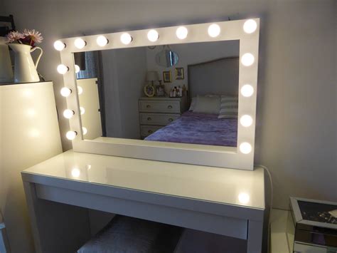 Check out our makeup vanity mirror with lights selection for the very best in unique or custom, handmade pieces from our home & living shops. XL Hollywood vanity mirror 43 x 27'' makeup mirror