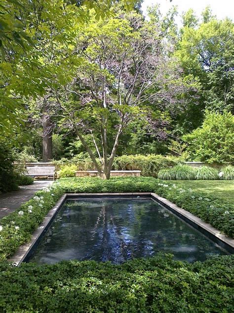 Reflection Pond At The Cleveland Botan Garden Pond Koi Pond Outdoor