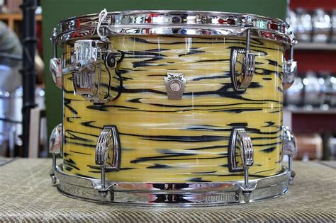 2023 Ludwig Classic Maple 8x12 Tom Tom In Lemon Oyster Reverb Canada