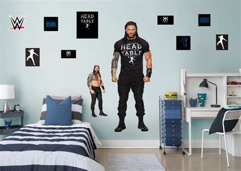 Roman Reigns Officially Licensed Wwe Removable Wall Adhesive Decal