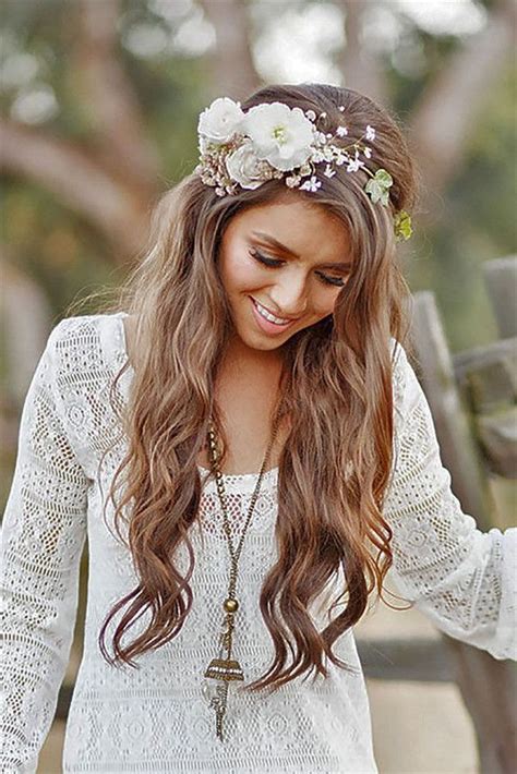 Wedding Hairstyles Inspiring Boho Bridal Hairstyles Ideas To Steal