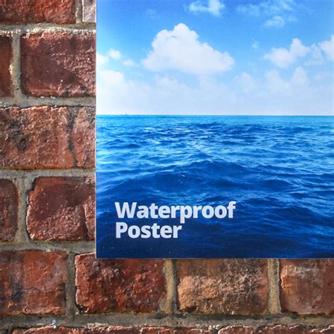Outdoor Waterproof Poster Printing Free Next Day Delivery