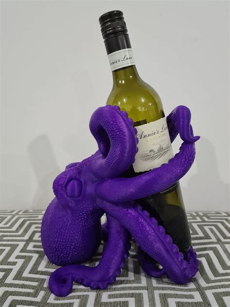 Octopus Wine Bottle Holder Etsy
