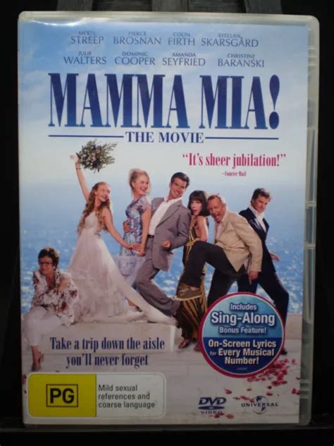mamma mia the movie dvd abba musical sing along meryl streep reg 4 pal b 2 61 picclick