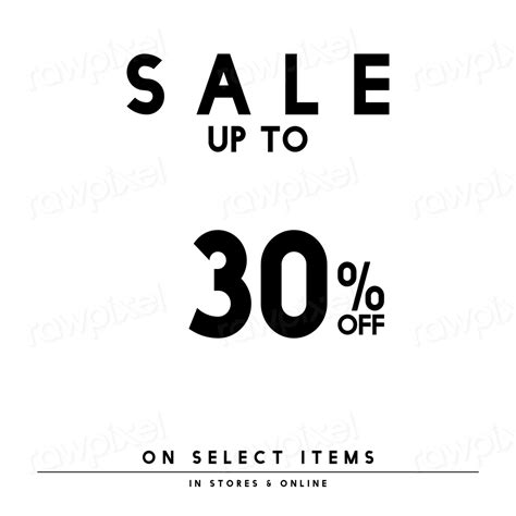 Sale Promotion Ad Poster Design Free Vector Rawpixel