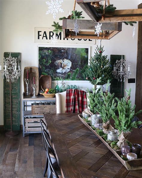 Rustic Farmhouse With A Charming Festive Atmosphere