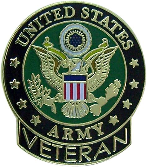 Wowser United States Army Veteran Lapel Pin 1 Inch Jewelry
