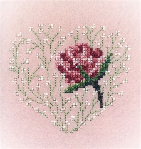 Machine Embroidery Design Rose Set Cross Stitch French Knot Etsy In