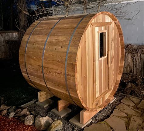 Barrel Sauna Woodworking Plans Etsy