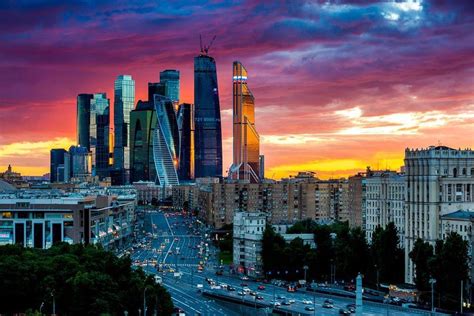 Moscow International Business Center Better Known As Moscow City