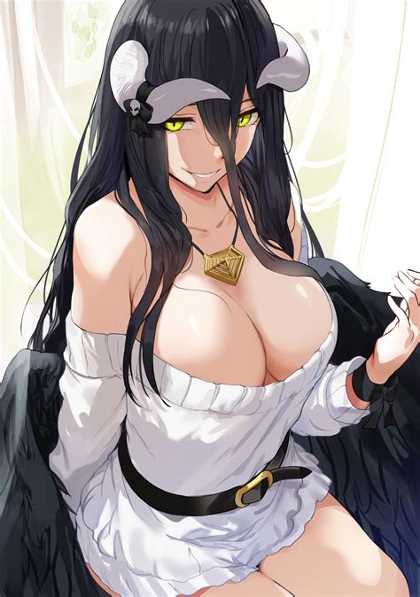 Rule 34 1girls Albedo Overlord Big Breasts Breasts Cleavage Demon Girl Female Female Only