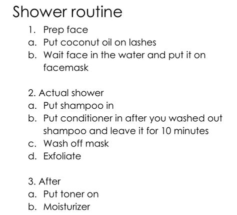 🎉 Shower Routine Credits There Insta Piebearatl Shower Routine