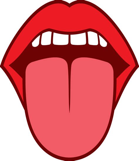 Open Mouth With Tongue 3189997 Vector Art At Vecteezy
