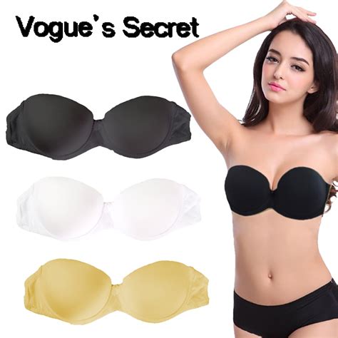Buy Vogue Secret Hot Sexy Women 12 Cup Deep Bra One Piece Seamless Solid