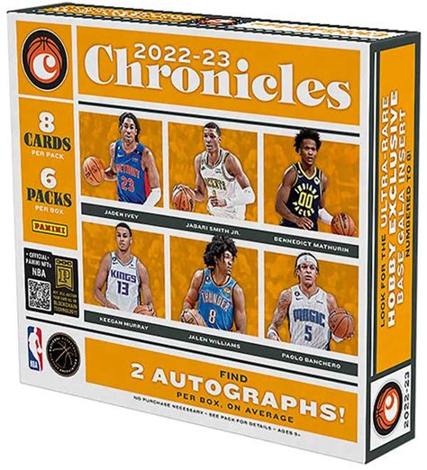 2022 23 Panini Chronicles Basketball Hobby Box Cardcollector2