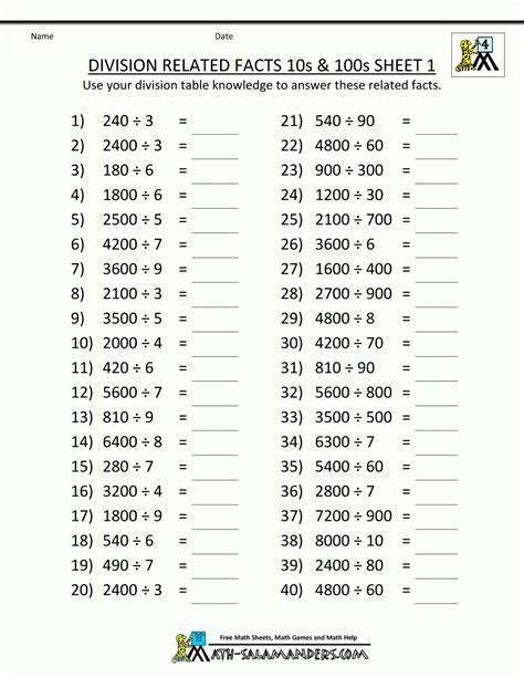 How To Divide By Multiples Of 10