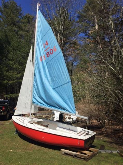 15 Foot Teal Sailboat Teal 1961 For Sale