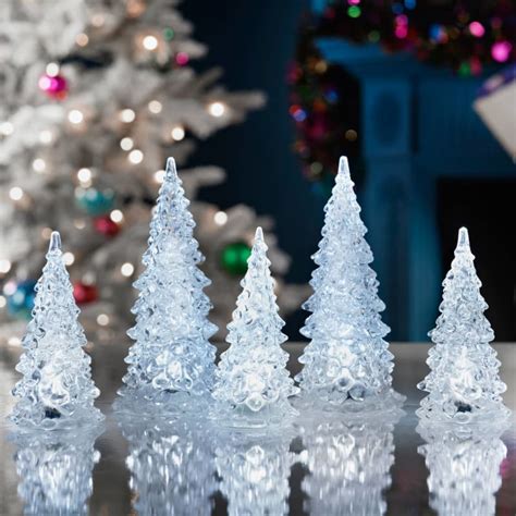 Led Crystal Light Up Christmas Trees Cool White Christmas Bandm