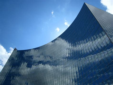 Wallpaper Blue Sky Cloud Toronto Reflection Building Window