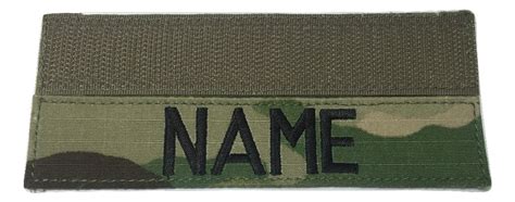 Buy Army Name Tape Or Army Tape With Fastener Multicam Ocp Online At