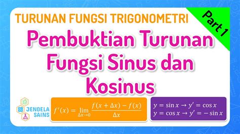 Turunan Fungsi Trigonometri Matematika Kelas 12 Part 1 Pembuktian