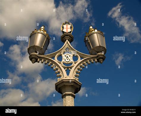 Lampost On Lendal Bridge York Stock Photo Alamy