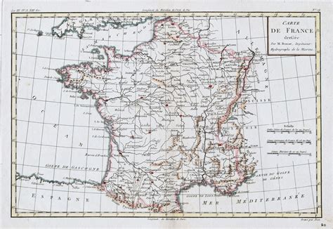 Carte Géographique Ancienne De La France Cartes Livres