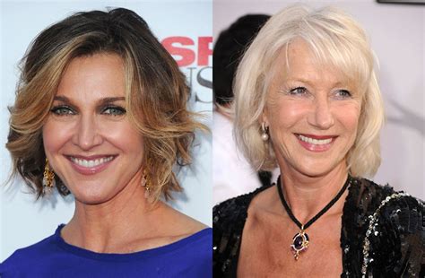 24 Best Medium Haircuts For Older Women Over 50 And Hair Color Ideas