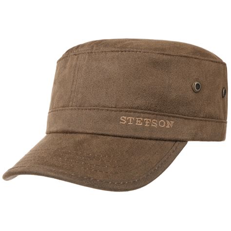Army Brown Cotton Cap Stetson Reference 10145 Chapellerie Traclet