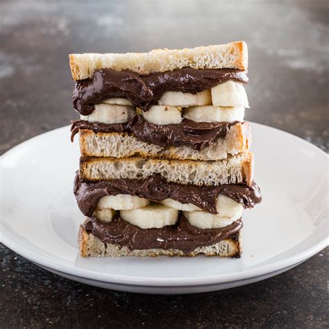 Grilled Chocolate Peanut Butter Banana Sandwich Create Nourish Love