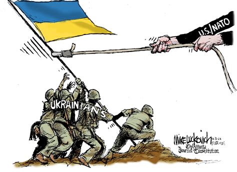 Editorial Cartoons For March 6 2022 Resistance In Ukraine State Of