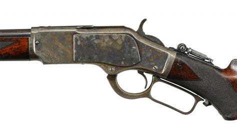 Fantastic One Of A Kind Winchester Model 1873 Deluxe Rimfire Rifle W