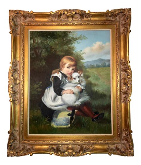 Oil painting portrait of a girl and her dog | Painting, Oil painting portrait, Oil painting