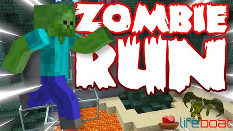 First Time Playing Lifeboat Zombie Apocalypse Zombie Run On Minecraft