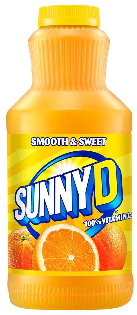 Sunny D Smooth Orange Flavored Citrus Punch 40 Fl Oz