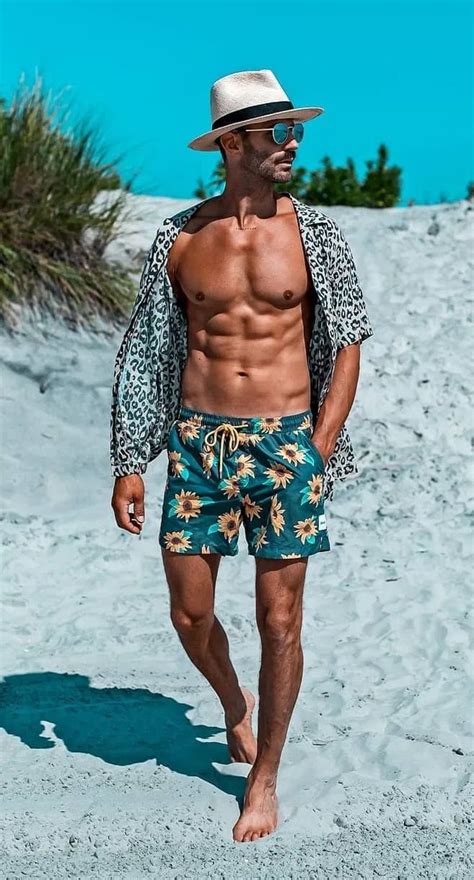 Coolest Pool Party Outfits Or Beach Party Looks To Steal Beach Outfit Men Pool Party Outfits