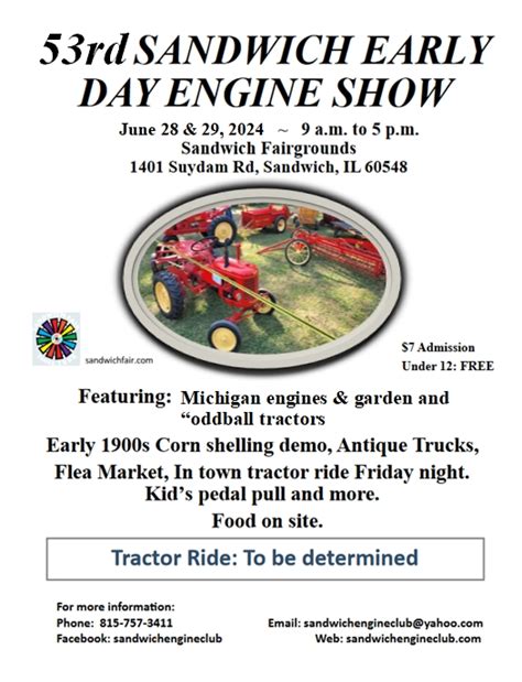 Upcoming EventsSandwich Early Day Engine Club