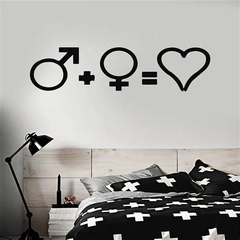 Love Life Sex Wedding Wall Stickers Vinyl Wall Decal Decor For Bedrooms Wall Stickers